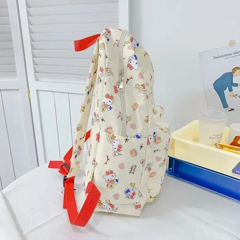  Hello Kitty Backpack for Women College Student Girl Kawaii Luxury Designer School Bag