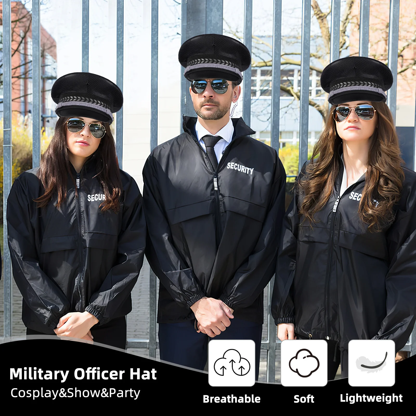 

Big Brim Hat Comfortable Breathable Cap Mesh Design Suitable for Stage Performance Use