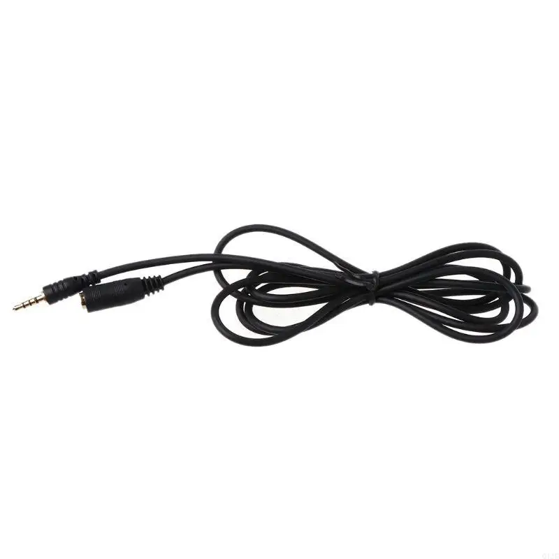 Q1JC 4 Pole Stereo 2.5mm Male to Female Adaptor Cable For Car 150cm 2.5mm Male to Female Extension