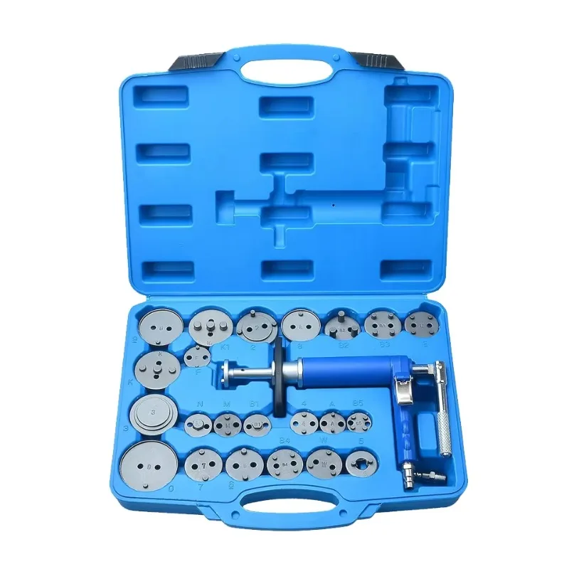 23PCS Universal Pneumatic Brake Piston Caliper Reset Rewind Wind Back Tool Kit Set