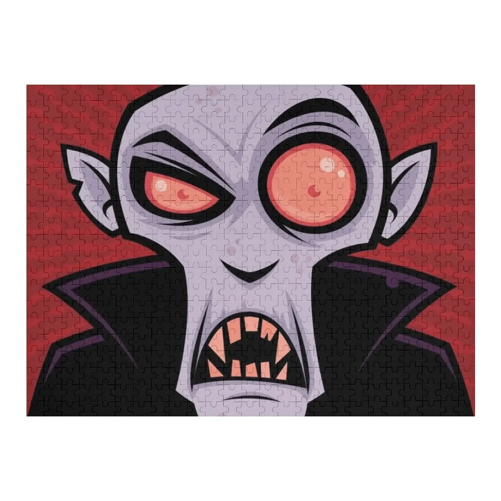 

Count Dracula Jigsaw Puzzle Personalised Name Custom With Photo Custom Child Gift Puzzle