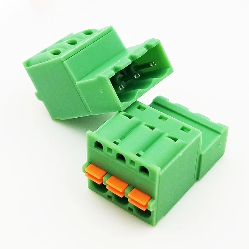 100PIN 2EDGKDR 5.08MM 2P 3P PCB CONNECTOR PLUG-IN TERMINAL BlOCK KF2EDGKDR  FKIC2.5/-ST-5.08 PHOENIX CONTACT BLF5.08/180B