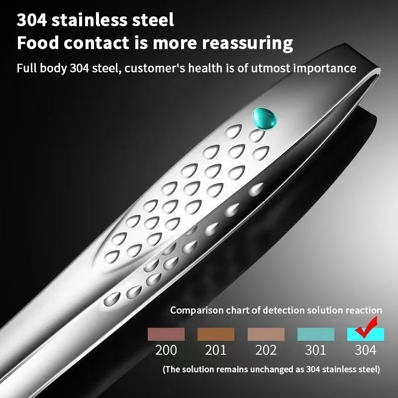 ملقط شواء من الفولاذ المقاوم للصدأ، 2025 ملاقط مطبخ جديدة للطهي، ملقط شواية من الفولاذ المقاوم للصدأ للشواء الكوري والياباني