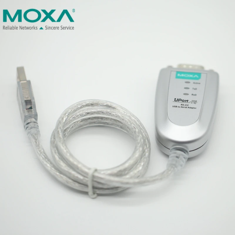 

MOXA UPORT 1110 USB To RS232 USB Serial Converter 1 Port