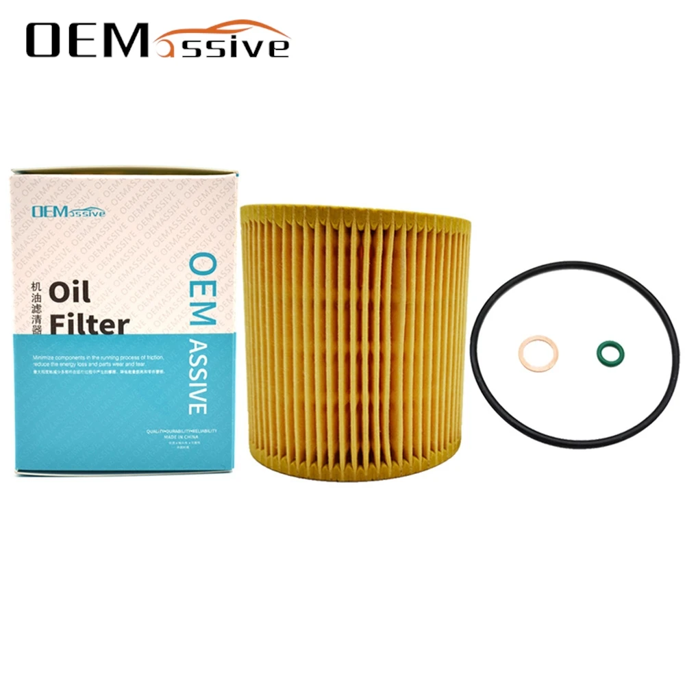 Engine Oil Filter For Alpina B3 B4 BMW 1 3 5 Series 325i 328i 330i 525i 530i 535i X3 X5 E90 E91 E92 E93 11427541827 11427953129