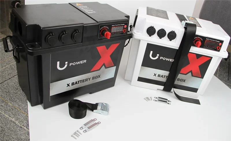 ポータブルマリンバッテリー充電ボックス、USBまたはライターコネクタ、シンプルなdiy、12v