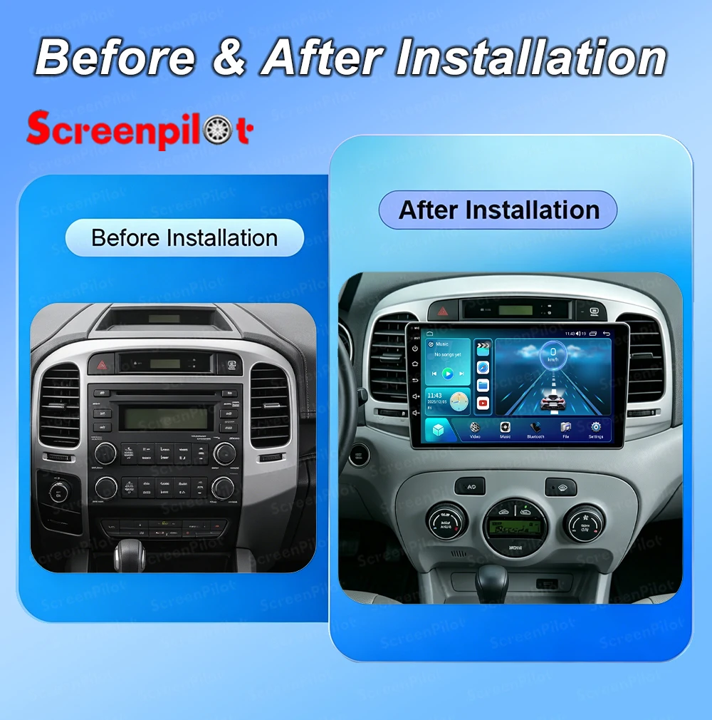 Android 16 For Hyundai Accent 3 2006 - 2011 Car Radio Stereo Head Unit Multimedia Video Player GPS Navigation 2K QLED 9 Inch 5G