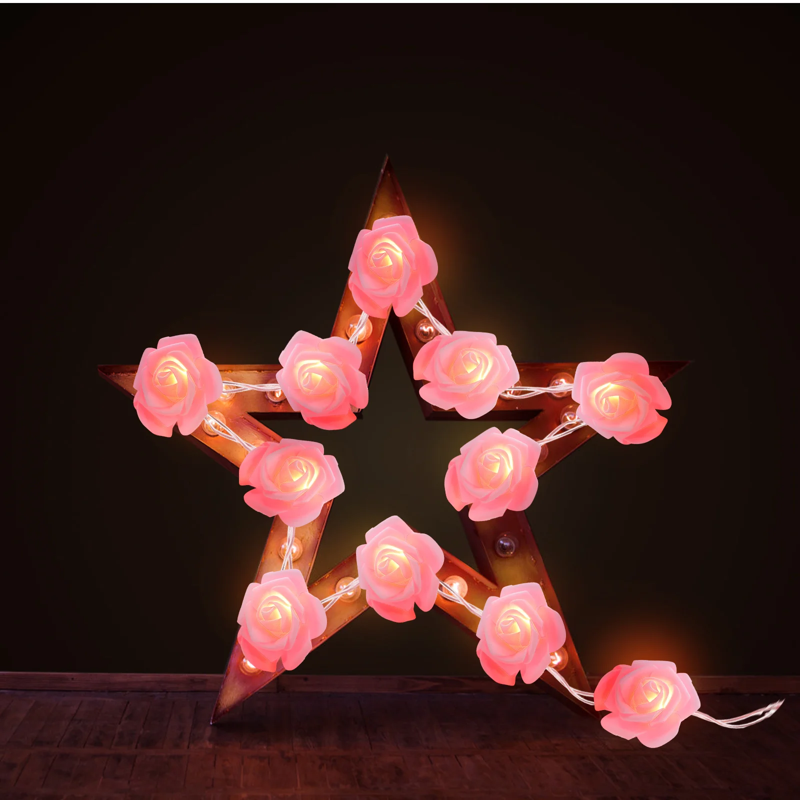 20 Led 3 متر أضواء الورد حفل زفاف عيد الميلاد الديكور الجنية مهرجان عطلة الذكرى عيد الميلاد عيد الميلاد عيد الحب #1