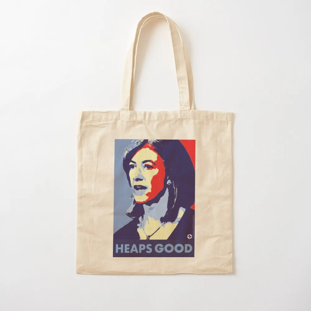 Nicola is Heaps Good Tote Bag bolsa de compras personalizada bolsa de lona feminina de luxo bolsas femininas sacola de lona