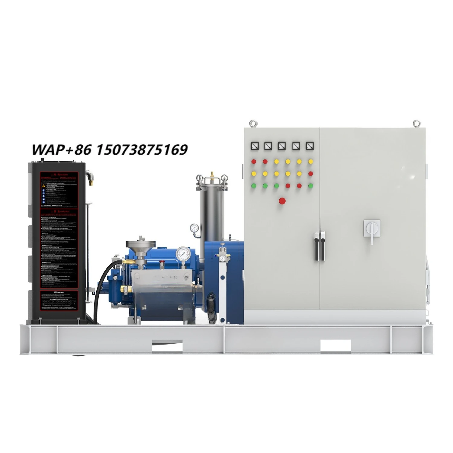 Ultra High Pressure Electric Hydroblasting Cleaning Machine for Boat Surface Cleaning