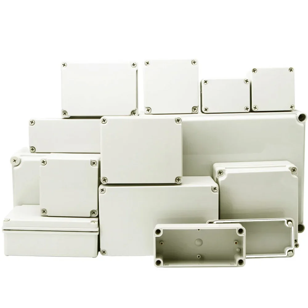 IP67 Outdoor Waterproof Case DIY Electronic Enclosure Wire Junction Plastic Box for Electronic Project Electrical Cable Plastic