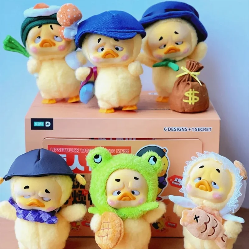 Upset Duck Work Upsets Me Blind Box Hard Working Duck Mystery Box Surprise Gift Troublesome Duck Decoratable Doll Toys