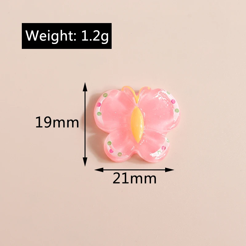 Leslie 10 Stück Niedliche Frosch-Anhänger aus Kunstharz, Flache Cabochons für Haarschleifen-Dekoration, DIY Schmuckherstellung Zubehör – Detail 8