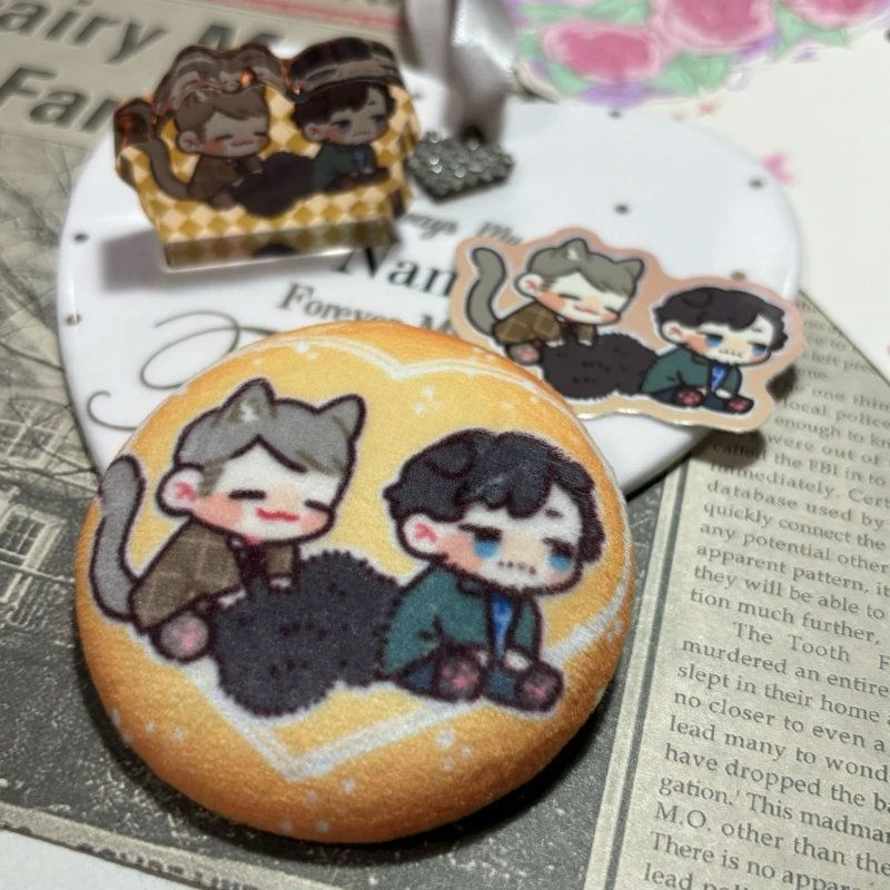 New In Stock Acrylic Keychain Ins Style Photo Card Pendant TV Series Peripheral badge For Fans Acg Decoration Collect Gifts view 3