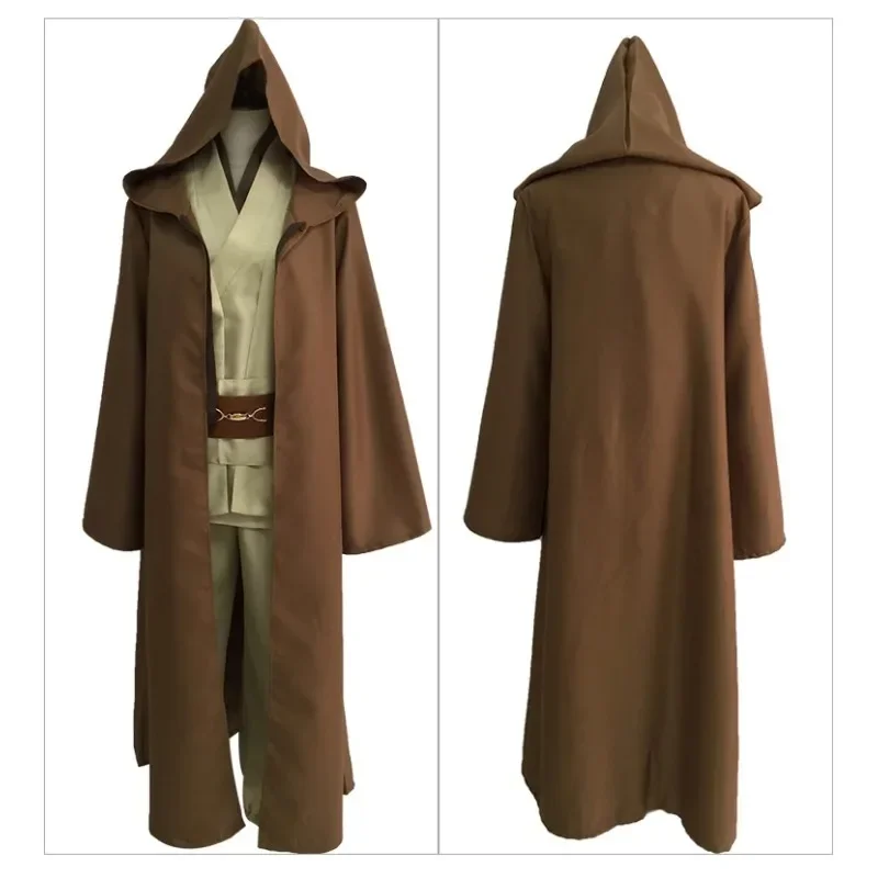 Anakin Skywalker Fans with Authentic Cloak and Light Saber s Jedi Knight Cos Costume Set