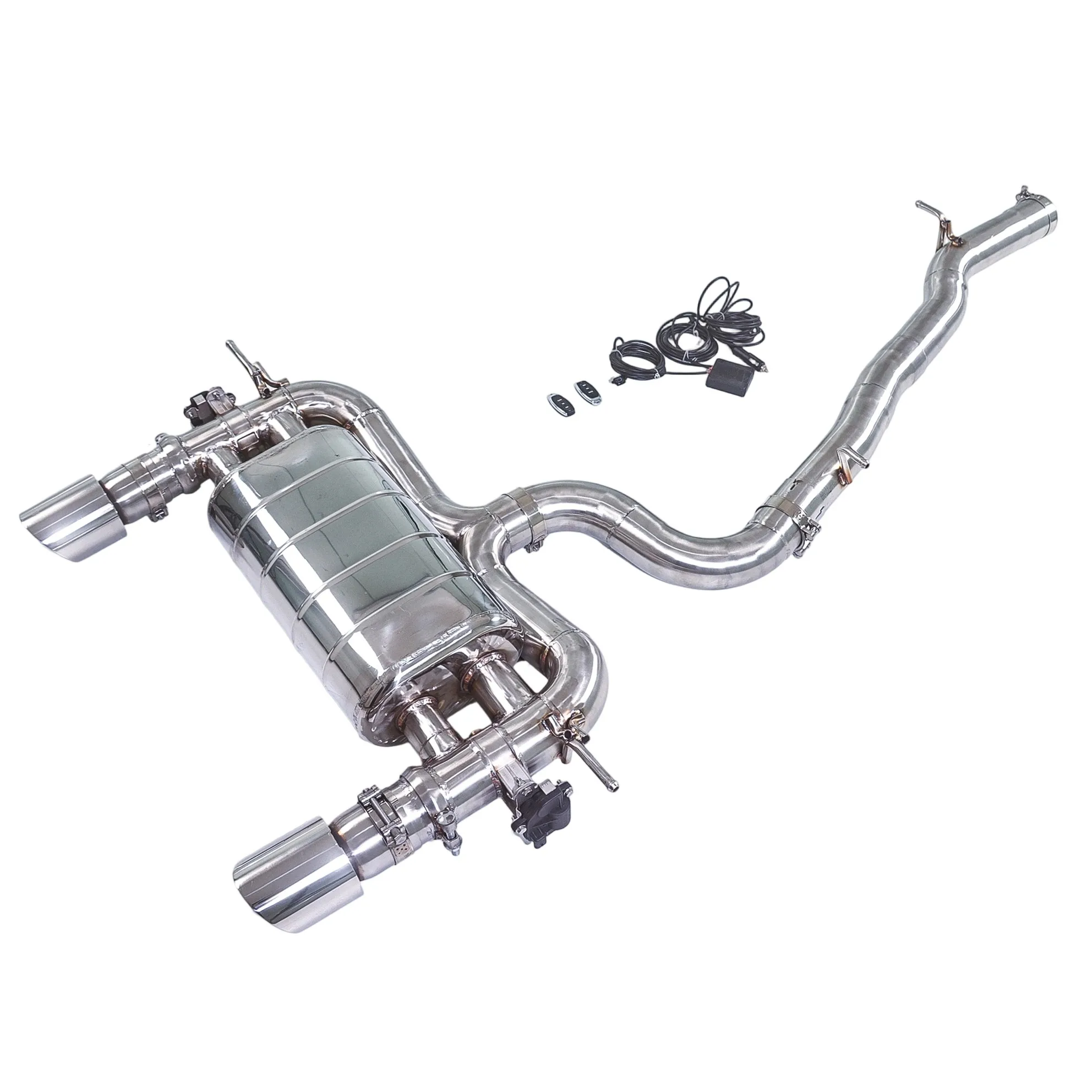 

GFC muffler/for 2015-2019 Audi TT 4WD 2.0T Catback stainless steel performance valve dual tip exhaust