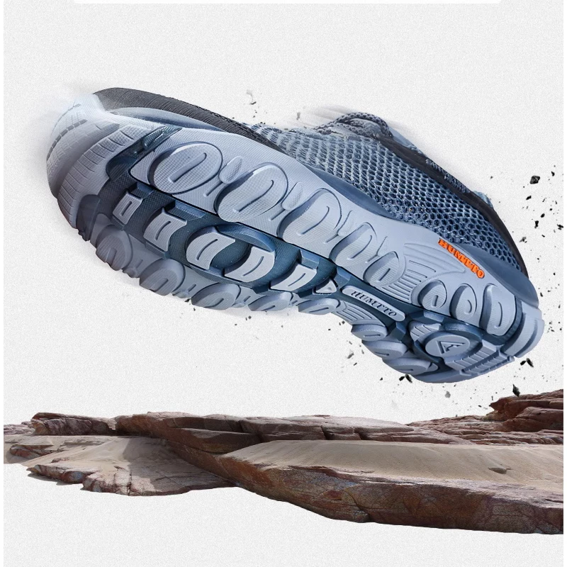 HUMTTO Breathable Trekking Shoes Summer Quick Dry Mesh Upper Hiking Shoes Men Outdoor Walking Sports Sneakers Aqua Water Shoes