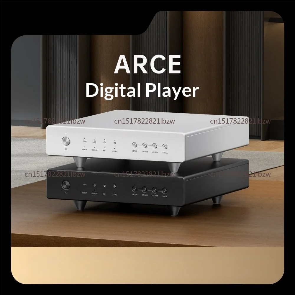 Network Audio Streamer Hi-Res Music Player, Digital Transport with I2S Output for Home Hi-Fi System, Gapless Playback
