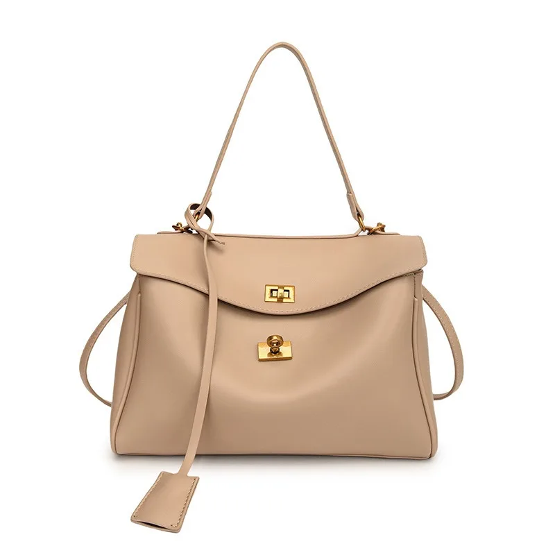 

Branded Shoulder Bags Luxury Women Soft PU Leather Solid Color Large Capacity Shopper Totes 2025 Latest Luxury Designer Handbags