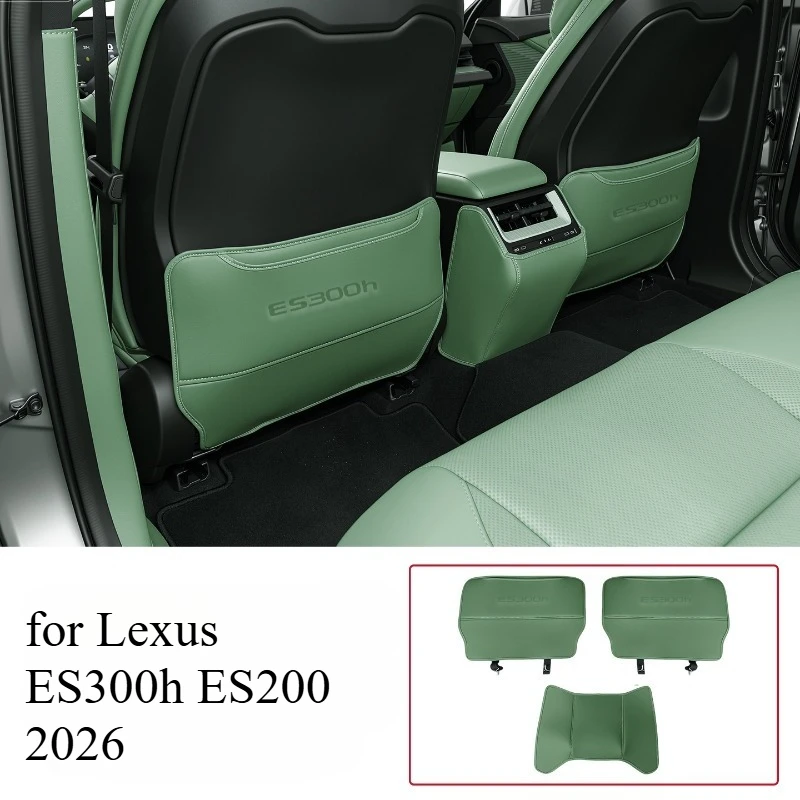 Leather Seat Back Anti-Kick Mat for Lexus ES300h ES200 2026 – Color-Matched Interior Protective Trim