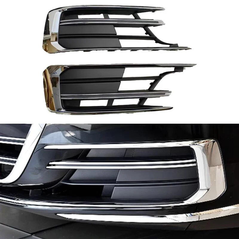 

New Arrival Fog Light Grille Fog Lamp Cover Front Bumper Side Grill Fit for Audi A8 D5 2018-2022