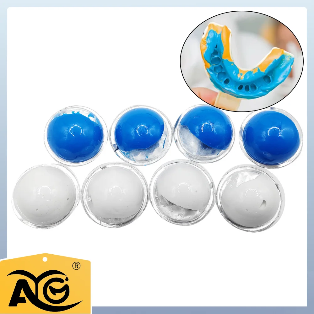 1Pair AG Solid Silica Gel Putty Mould Making Silicone Putty Food Safe Sugarcraft For Dental Molds Rubber Soil Oral imprint Tool