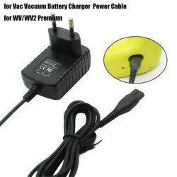 Vac Vacuum Cleaner Battery Charger Plug Power Cable For: Karcher WV, WV2 WV5 WV50, WV50 Plus, WV55 WV60, WV60 Plus, WV70 WV75