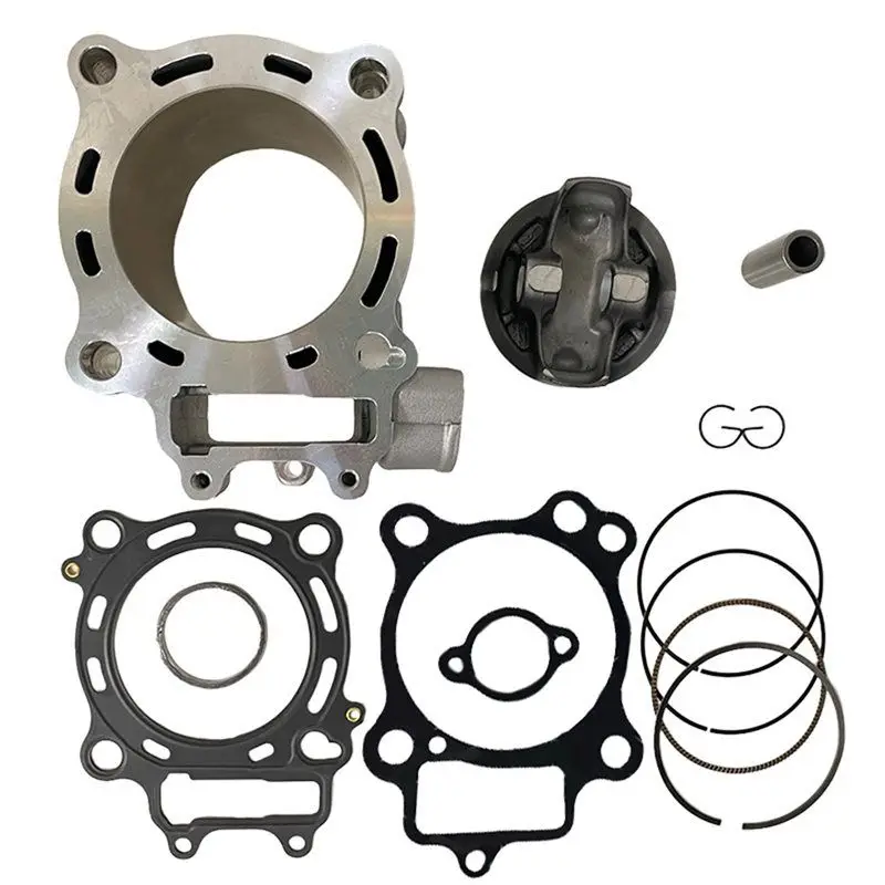 Multi-Purpose For Honda CRF250R 2004-2009 Compatible 78Mm Cylinder Piston Top End Rebuild Kit- Part Numbers 12100-KRN-670, 12100