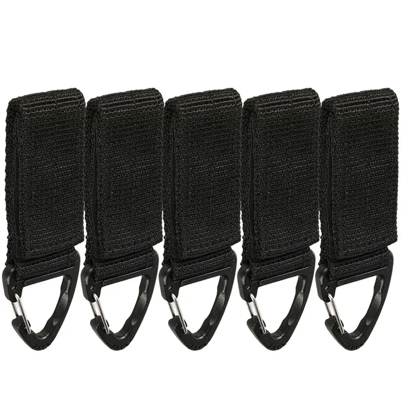 Outdoor Taktischer Molle-Gürtelhalter Gurtband-Clip Schlüsselanhänger Rucksack-Karabinerhaken Wasserflaschenhalter Schlüsselring-Clip