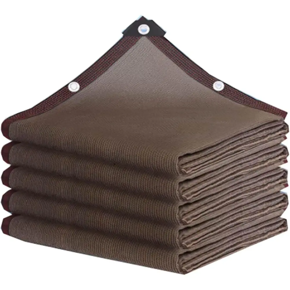 

Прочная затеняющая сетка для перголы с защитой от солнца 85% и люверсами для растений или теплиц, размеры от 5x9 до 8x20 м