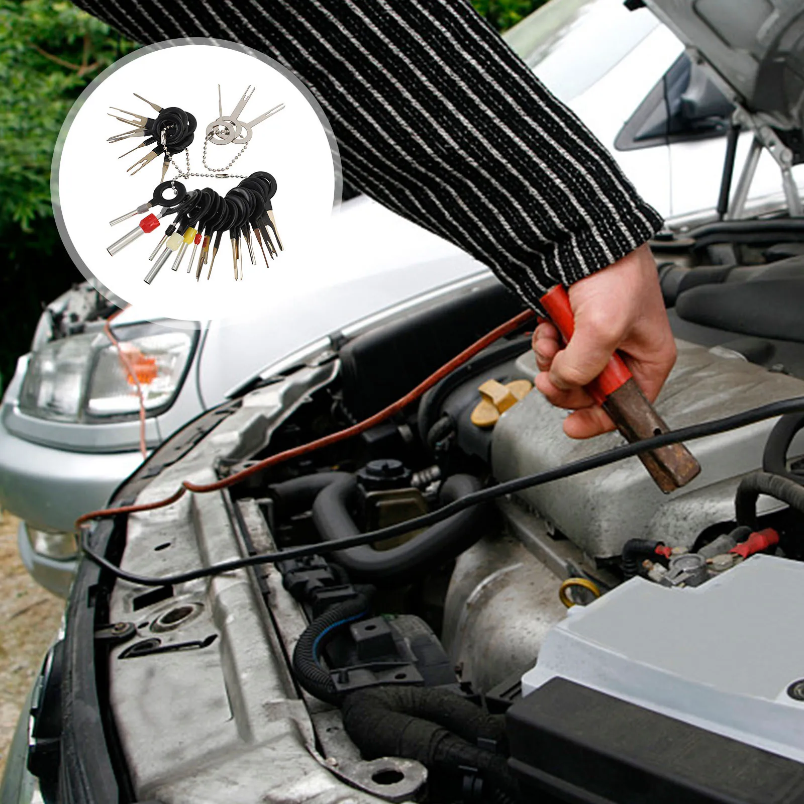 

73Pcs Terminal Repair Remover Kit Adjustable Width Pin Ejector Tool for Car Harnesses Electronic Devices Safe and Practical