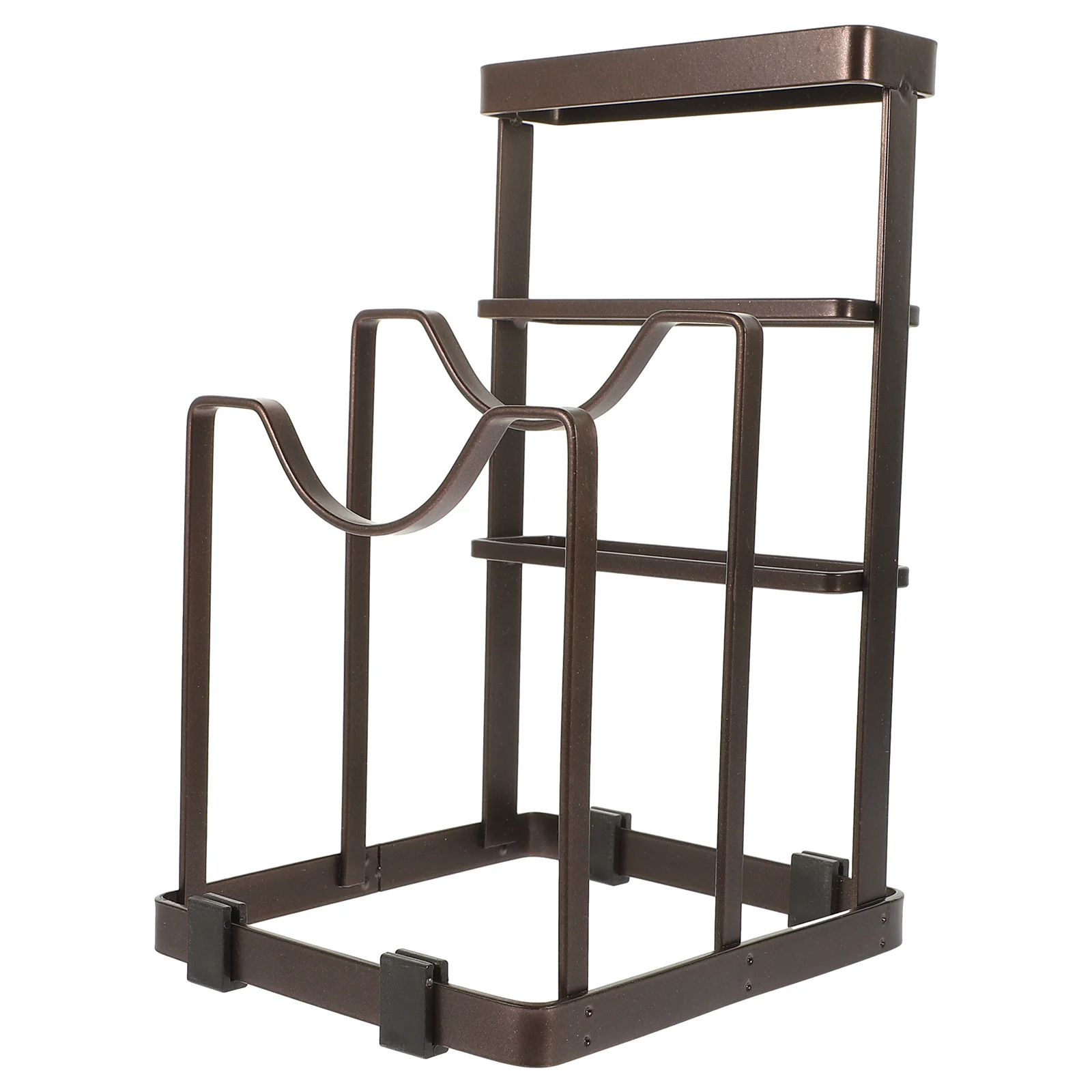 

Multifunctional Pot Lid Organizer Cutting Board Storage Rack Kitchen Cabinet Organizers Drip-Free Countertop Neat Kitchen Helper