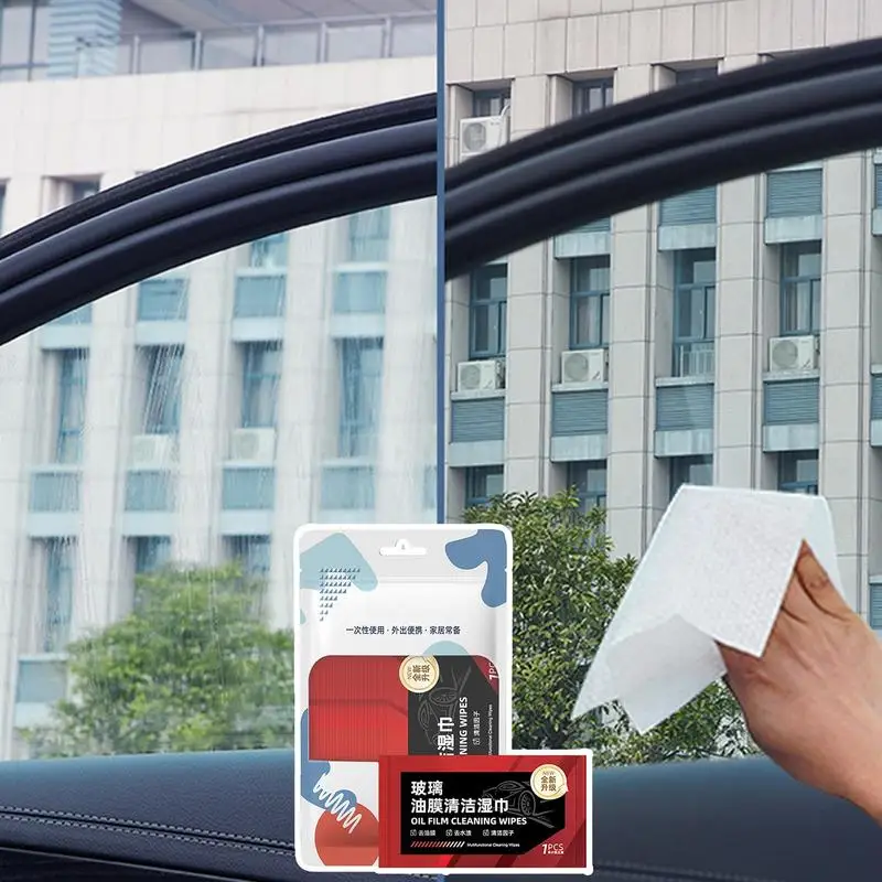 Windshield Oil Film Wipe 20X Automotive Windshield Glass Coating Effective Front Windshield Wipe Remover Automotive Glass