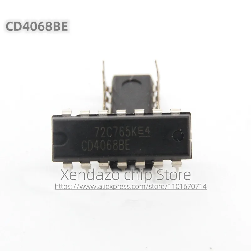 10pcs/lot CD4068BE CD4068 DIP14 Inline package Logic chip