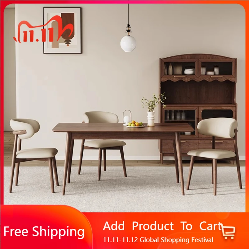 

Balcony Light Luxury Dining Chairs Vintage Wedding Vanity Replica Dining Chairs Party Kitchen Lazy Wood Sillas Home Furniture