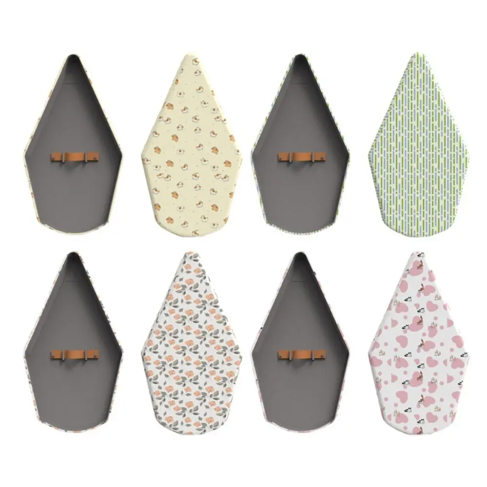 Heat-Resistant Handheld Ironing Board Insulated Sponge Padding Ironing Plate Reinforced Handle with Finger Loop