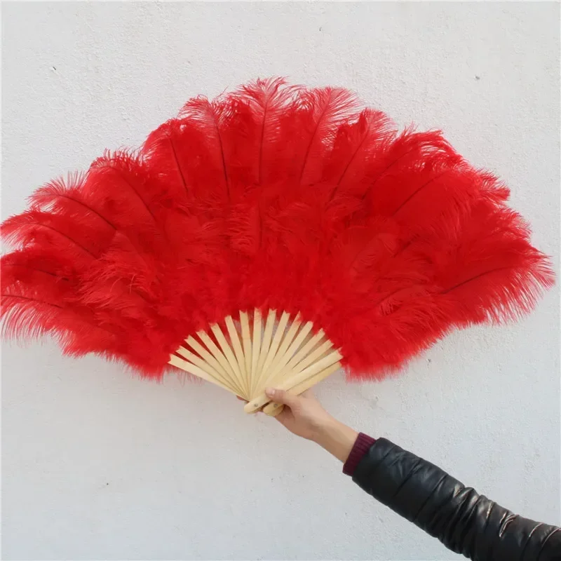 

90 см * 50 см веер из страусиных перьев, свадебный реквизит, украшение для выступления, павлиньи перья, ручной веер, Рождественский шлейф, декор «сделай сам»