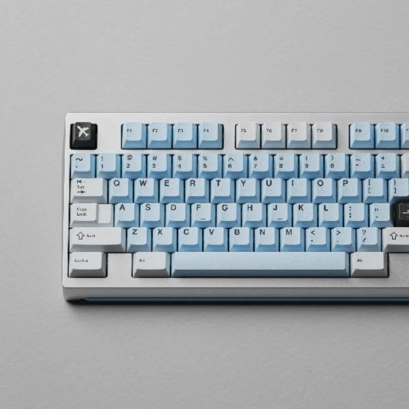 SWG Nippus Keycaps Custom ABS Blue and White Keyboard Caps Two-color Injection Molding Cap for Mechanical Keyboard Accessories