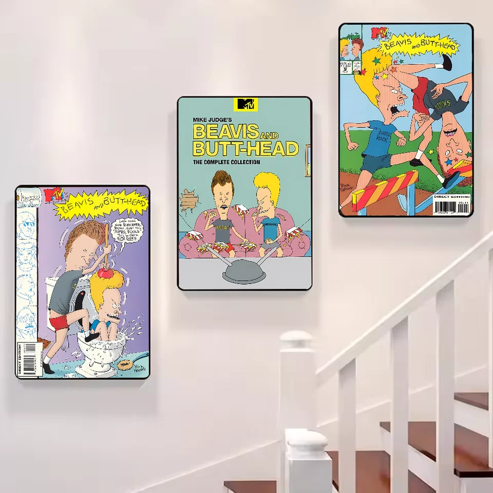 Beavis And Butthead Tv anime Poster HD art sticky wall waterproof