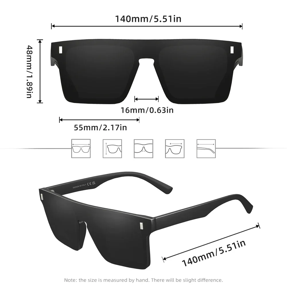 RIVIERSUN النظارات الشمسية الكلاسيكية الاستقطاب نظارات نسائية UV400 المضادة للوهج القيادة نظارات الموضة نظارات الصيد #4