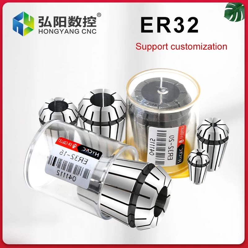 Spring Collet Standard CNC Holder ER11 ER16 ER20 ER25 ER32 ER40 16 Slots Engraving Machine Milling Lathe Tool Work Holding