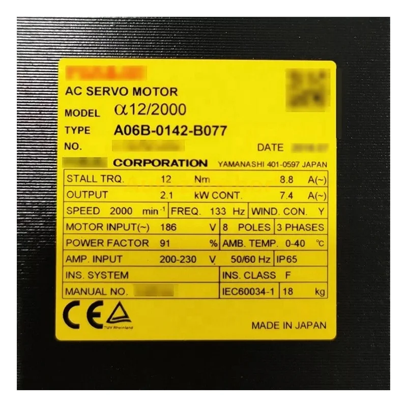 

=A06B-0142-B077 Servo Drive Module 2-axis Amplifier SV 80/80 HRV2 and HRV3 Supported