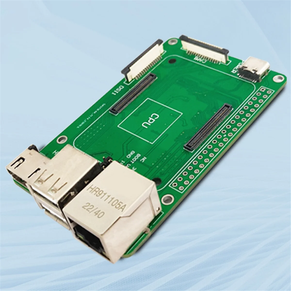 For Raspberry Pi CM4 IO Expansion Baseboard USB 2.0 HDMI-Compatible Network Port Monitor Camera Interface Motherboard