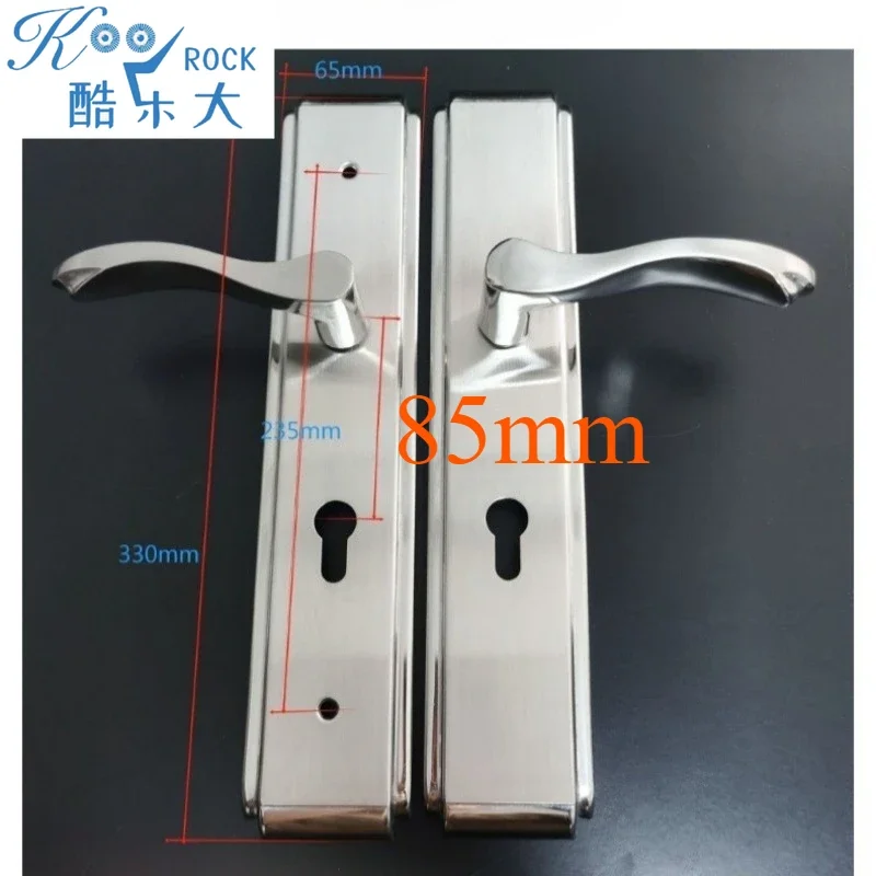 

Ручка дверного замка из нержавеющей стали премиум-класса 85 мм с двумя пружинами, защитой от взлома, регулируемая, двойного действия/двойного выдвижения, одинарного действия