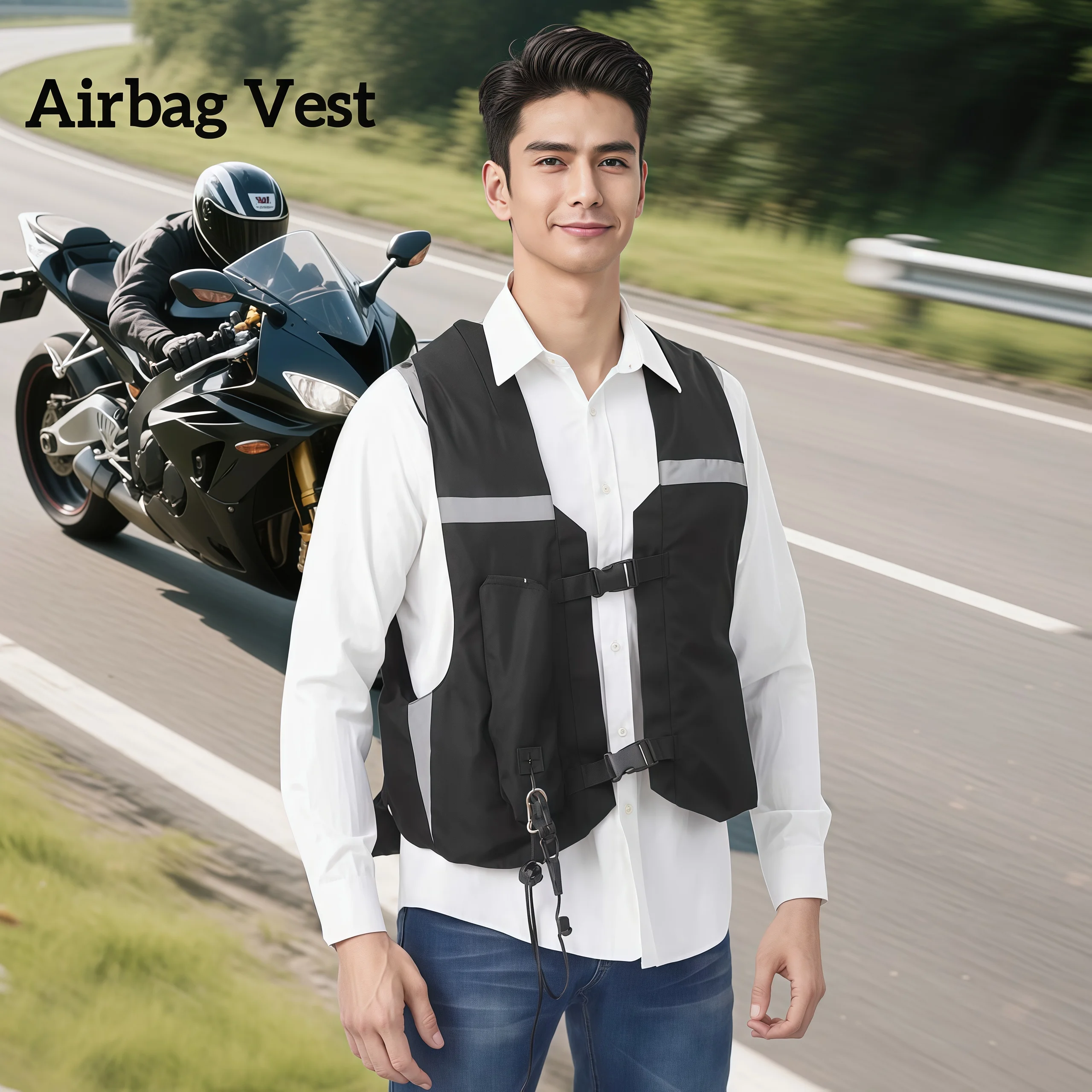 Motorcycle Gear With Airbag - Rompi Airbag Keselamatan Sepeda Motor Ukuran