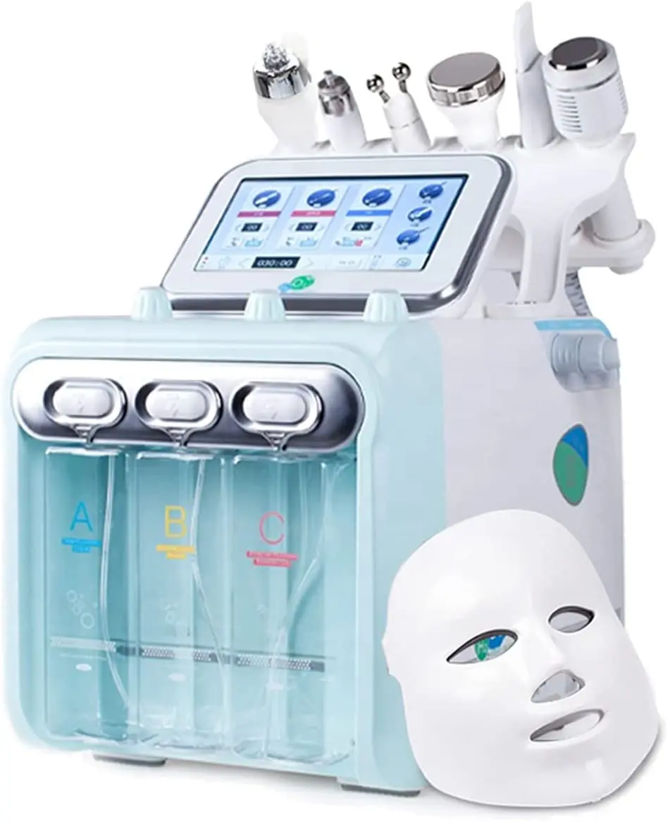 Updated Version 7 in 1 Hydro Dermabrasion Skin Care Beauty Machine Water Oxygen Jet Hydro Diamond Peeling Microdermabrasion