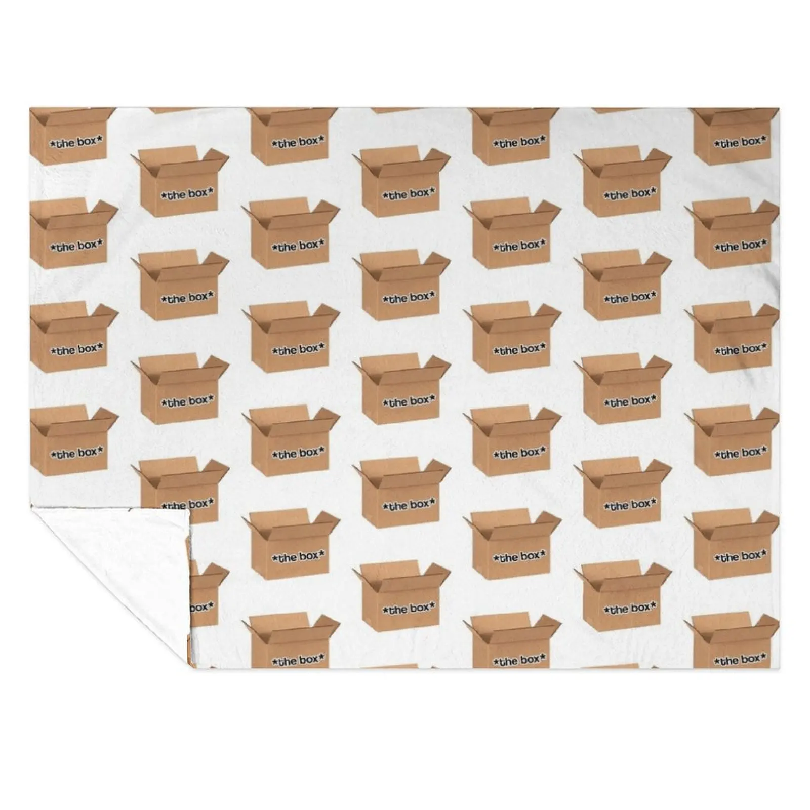 

the box Throw Blanket Designers halloween Decorative Sofa funny gift Blankets