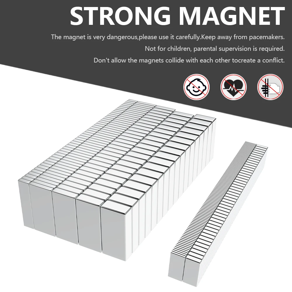 Čtverec neodym magnetem blok ndfeb N35 řídký země super sytý silná trvalý magnetický pro různý aplikací