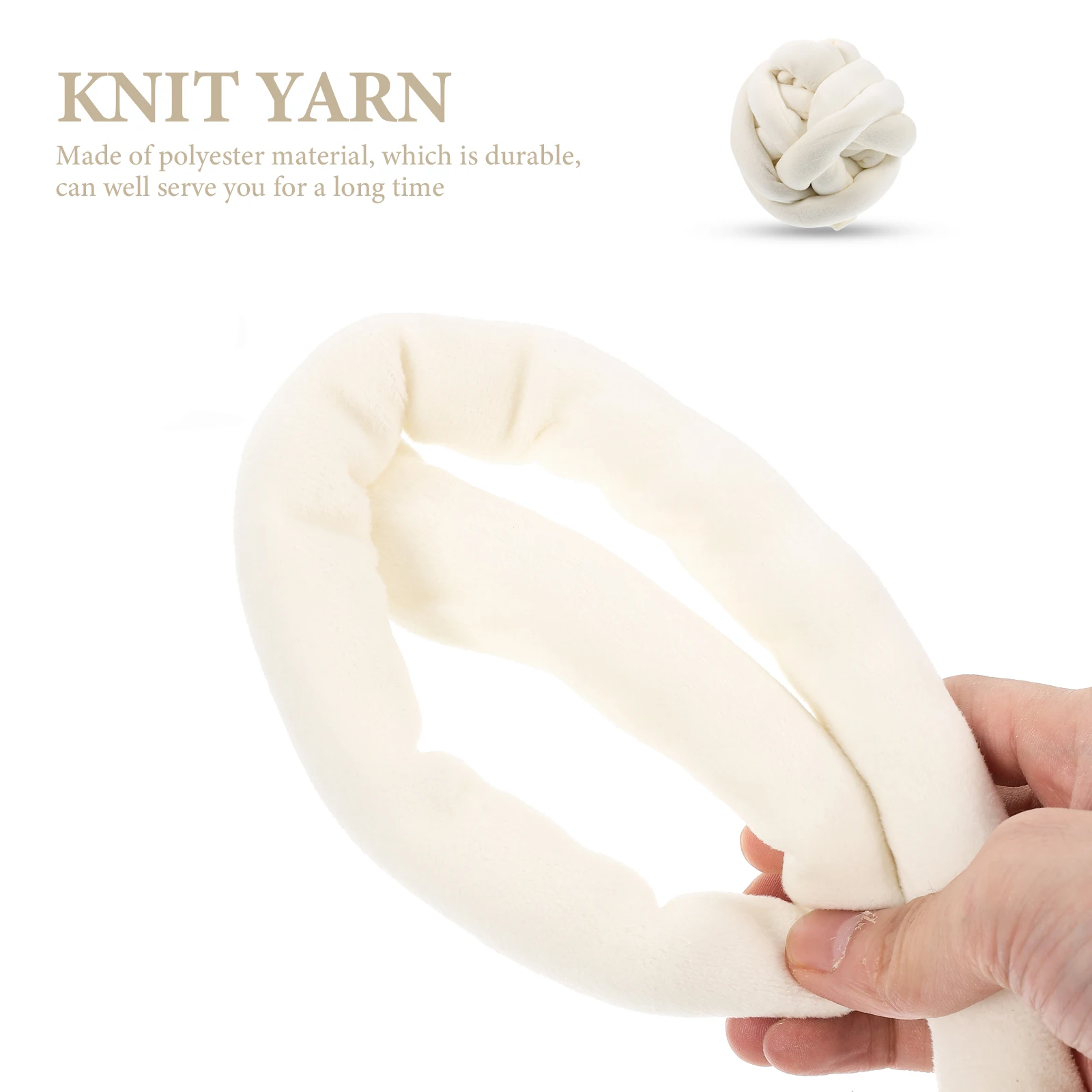 

Handmade Wool Thick Yarn Crochet Knitting Manual Carpet Polyester Tshirt for Crocheting Arm