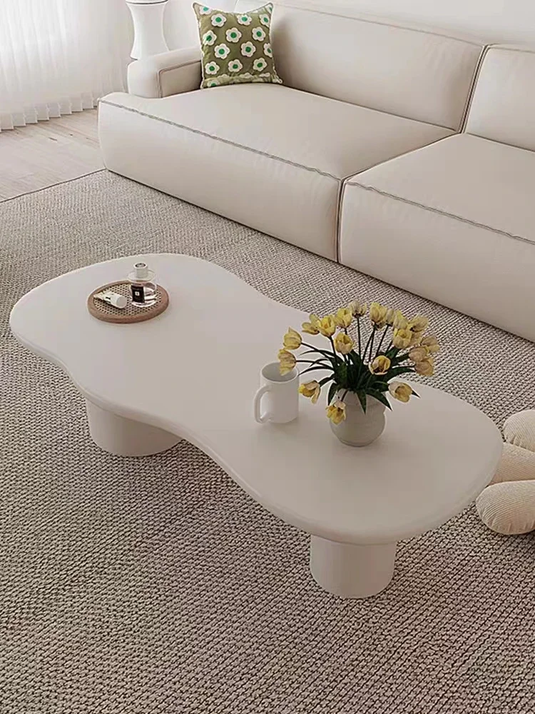 

l # Nordic cloud Multi plywood long tea table smooth baking finish simple living room tea table coffee table